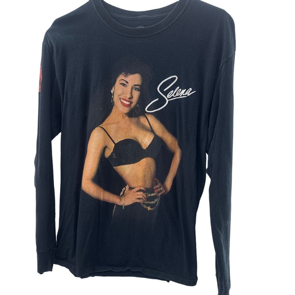 Selena Long Sleeve T-shirt Black Medium
